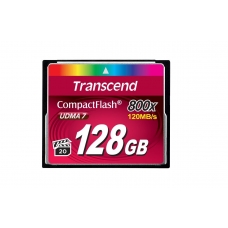 Карта памяти CF Transcend 128GB 800x (TS128GCF800)